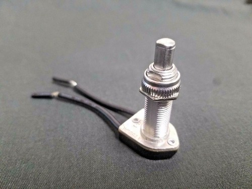 Nickel 8 push button - 1-1/8,