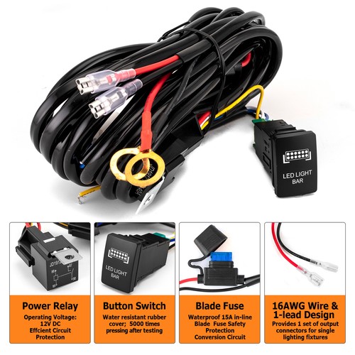 Led light bar - led, push