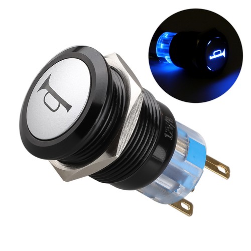 19mm car horn momentary push - momentary,