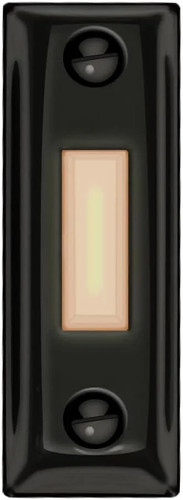 Metal doorbell button with - metal,