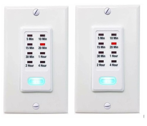 Wall light fan timer - 2,