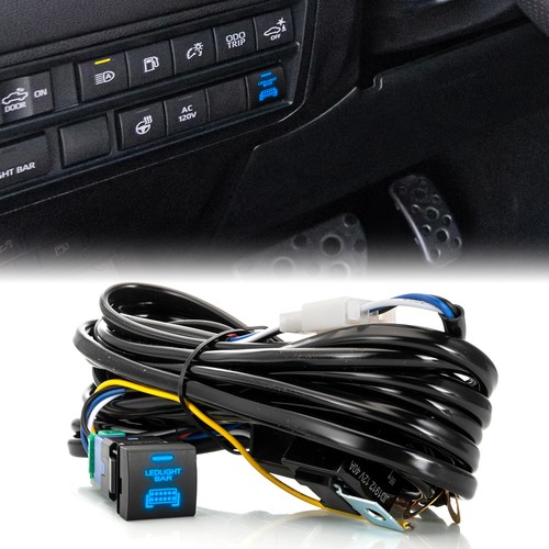 Led light bar push switch - light,