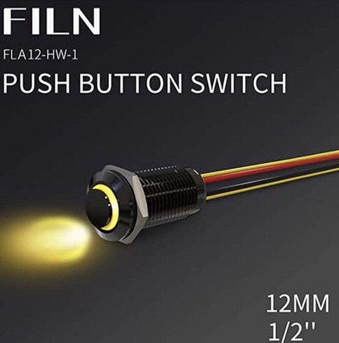 Filn 5pc 12mm push - filn, 1/2''