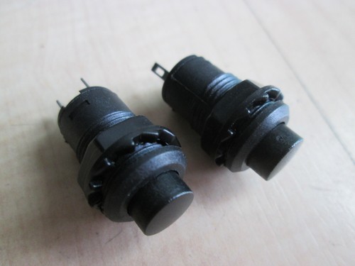 Lot black push button - black,