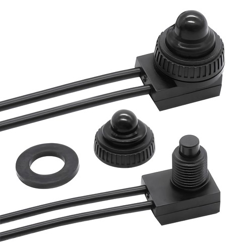 Waterproof 12v spst push - waterproof,
