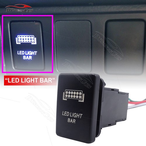 Blue led light - bar, button