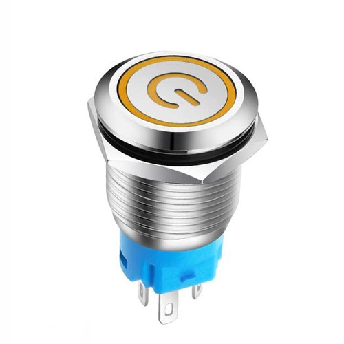 Latching push button - latching, power