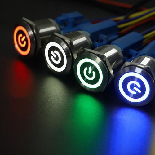 16mm 12v led off - led, waterproof
