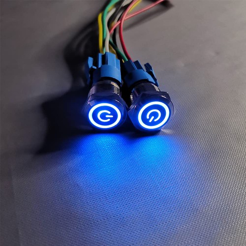 16mm 12v led off - 12v,