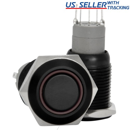 16mm 12v led momentary - led, push