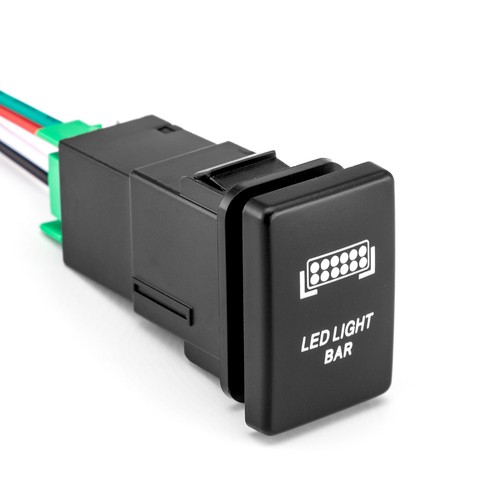 Led light bar switch - led, push