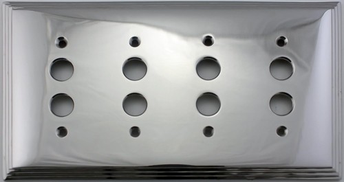 Polished nickel deco step - nickel,