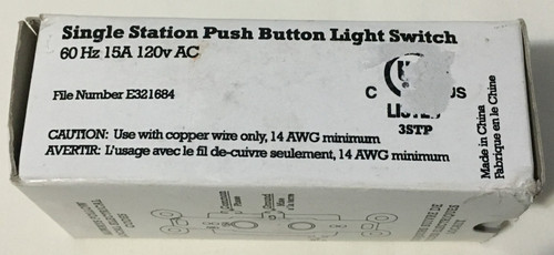 Single station push button - push,