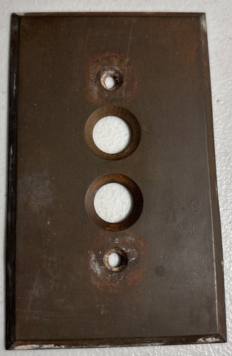 Vintage antique brass - brass, 2-hole