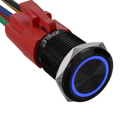 16mm latching push button - 16mm,