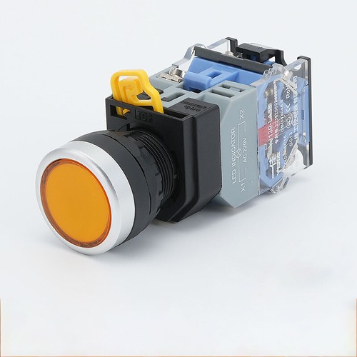 22mm push button switch with - push,