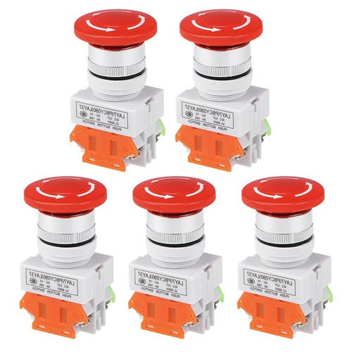 5pack 22mm mushroom latching - 5pack,