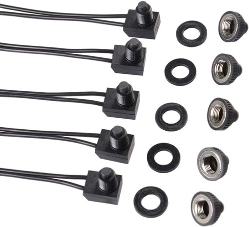5pcs push button switch - push,