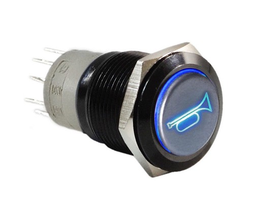 12v 19mm momentary - 12v, led