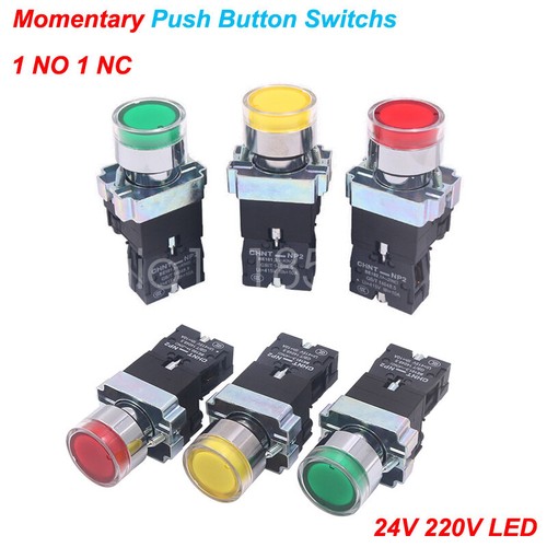 Momentary push button switchs - momentary,