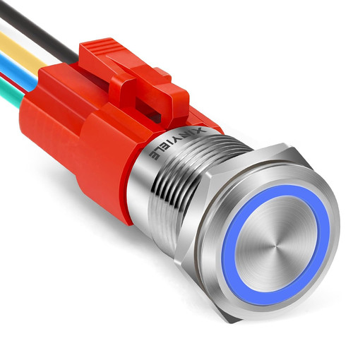 16mm latching 12v push - latching,