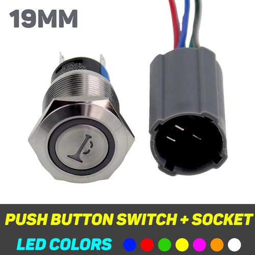 19mm momentary led marine car - marine,
