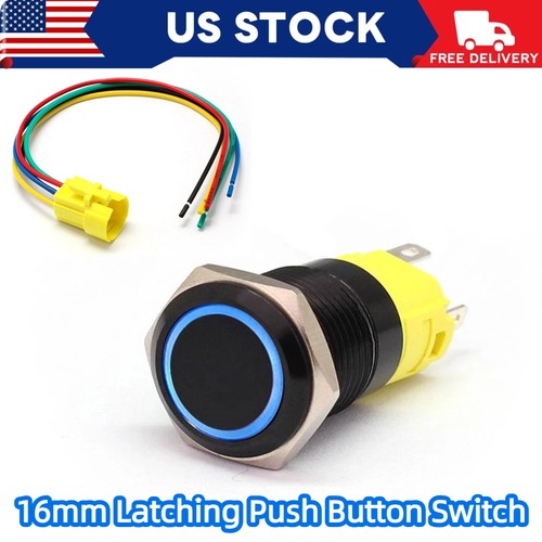 16mm waterproof latch - latch, on/off
