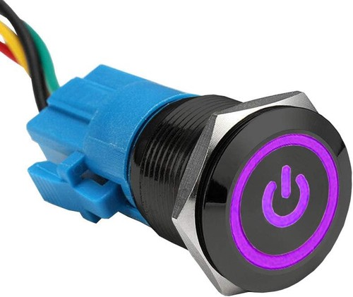 Pack 19mm 12v purple led - 2,