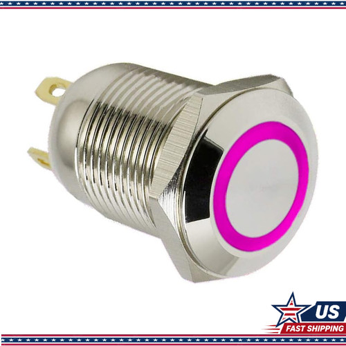 Purple led light 12mm - purple,
