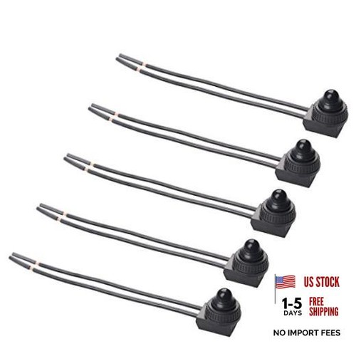 5pcs push button switch 12v - push,